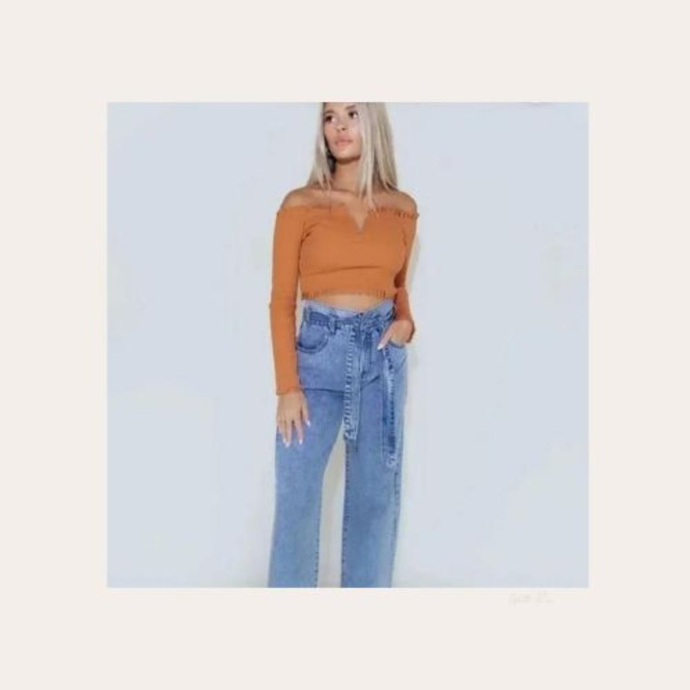 NWT Kittenish Ribbed Crop Top